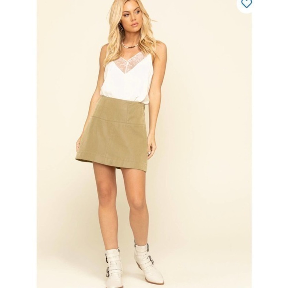 FREE PEOPLE WOMEN'S DAYS IN THE SUN SUEDE SKIRT